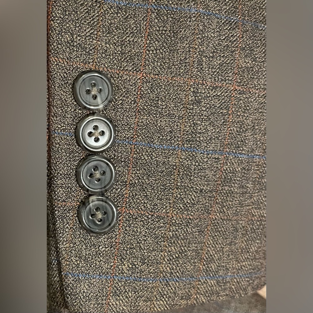 Peebles Blazer Gray 40 R - Picture 5 of 12